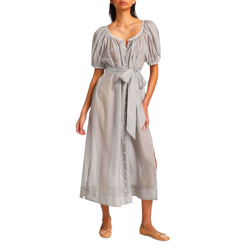DÔEN JUNO DRESS in BRIGHTON STRIPE